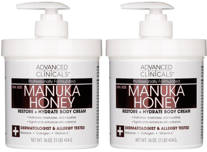 Advanced Clinicals front jar showing product and soothing hydration benefit