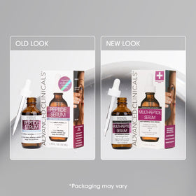 Advanced Clinicals serum on hand showing spreadable gel and quick absorption