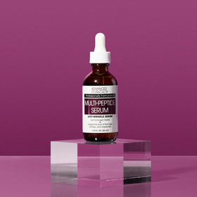 Advanced Clinicals applying serum to face in morning routine for smooth finish