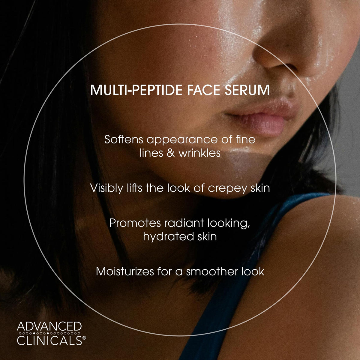 Advanced Clinicals gel texture closeup illustrating lightweight hydration