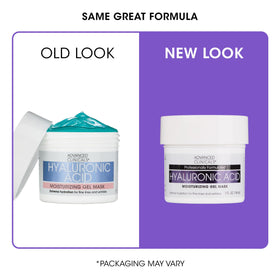 Advanced Clinicals open jar revealing smooth hyaluronic gel texture