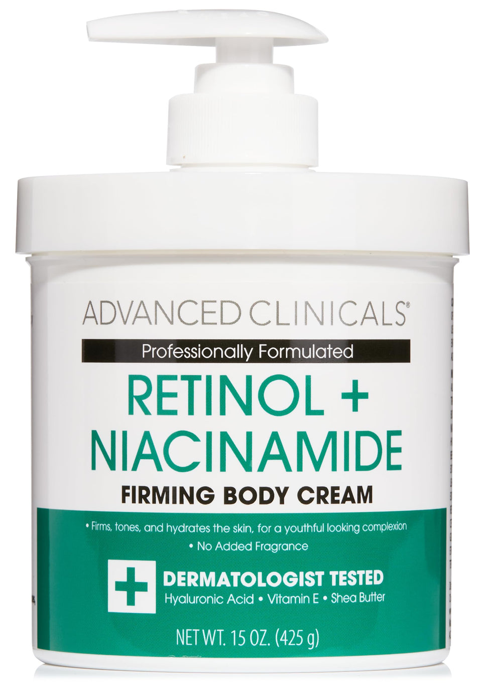 Advanced Clinicals front packaging showing bottle and product benefit