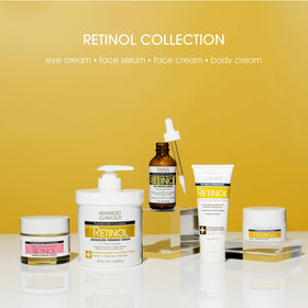 Advanced Clinicals serum applied to hand, demonstrates blendability and absorption