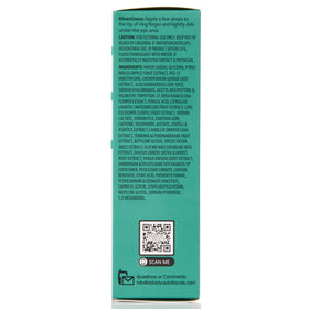 Advanced Clinicals production batch label and ingredients sheet showing science-backed formulation benefit
