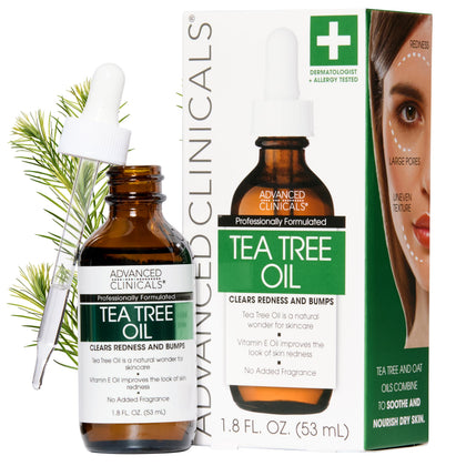 Advanced Clinicals front packaging showing bottle and benefit for smoother skin