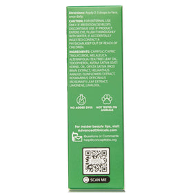 Advanced Clinicals bottle with box packaging displaying retail presentation and details