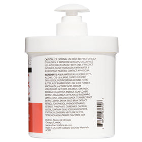 Advanced Clinicals cream being applied to hand for instant moisturization