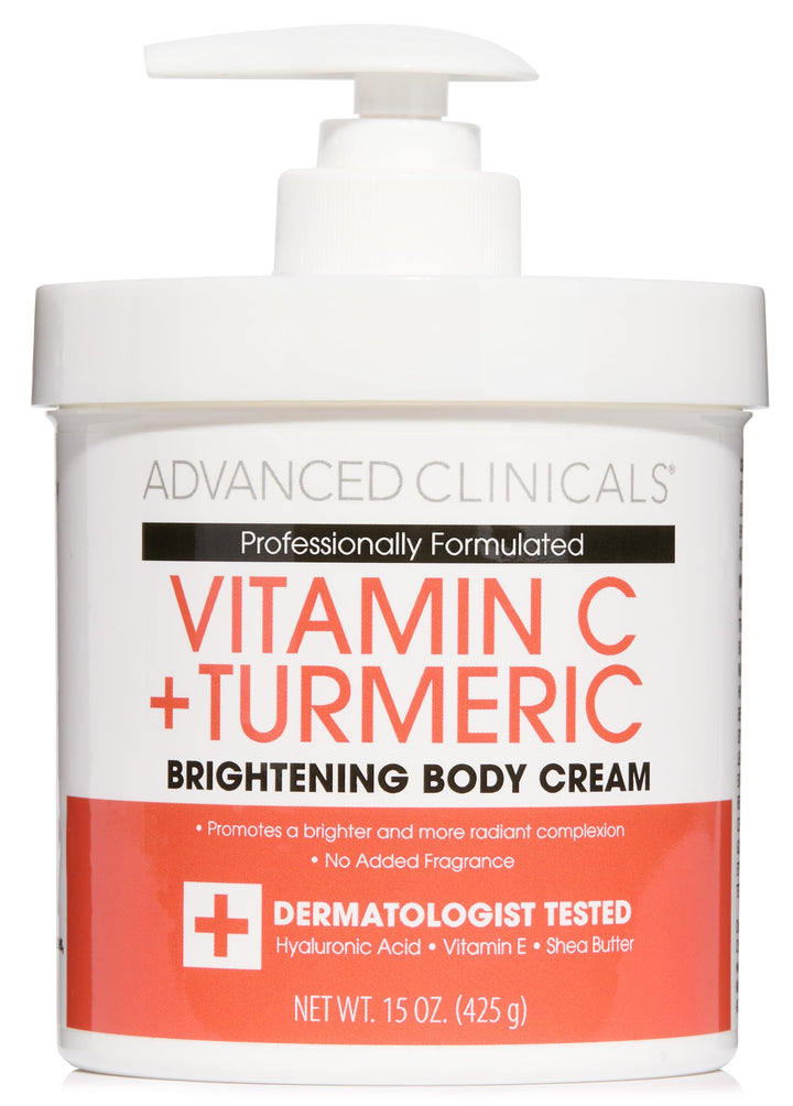 Advanced Clinicals jar front view showing label and cream benefits