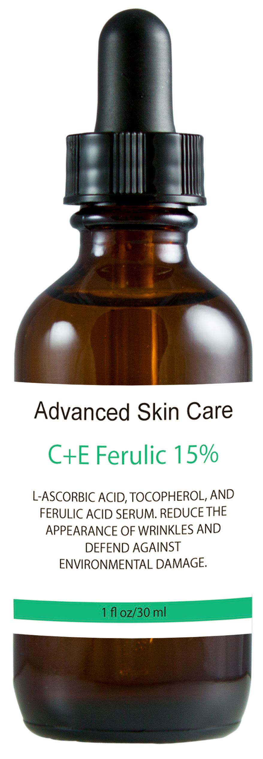Advanced Skin Care close-up drop of serum illustrating texture and absorption