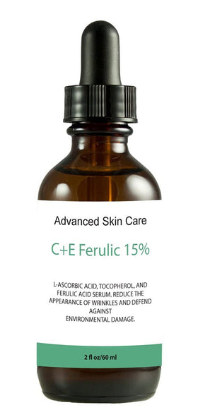 Advanced Skin Care front bottle view showing label and size for value