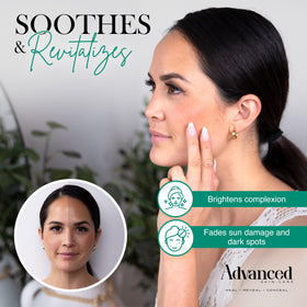 Advanced Skin Care pump dispensing serum demonstrating controlled dosing benefit