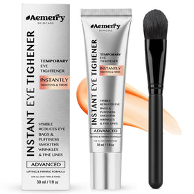 Aemerry front packaging showing compact 1 oz tube and brush for precise application
