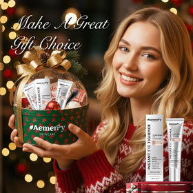 Aemerry lifestyle shot on bathroom counter showing daily routine readiness and confidence