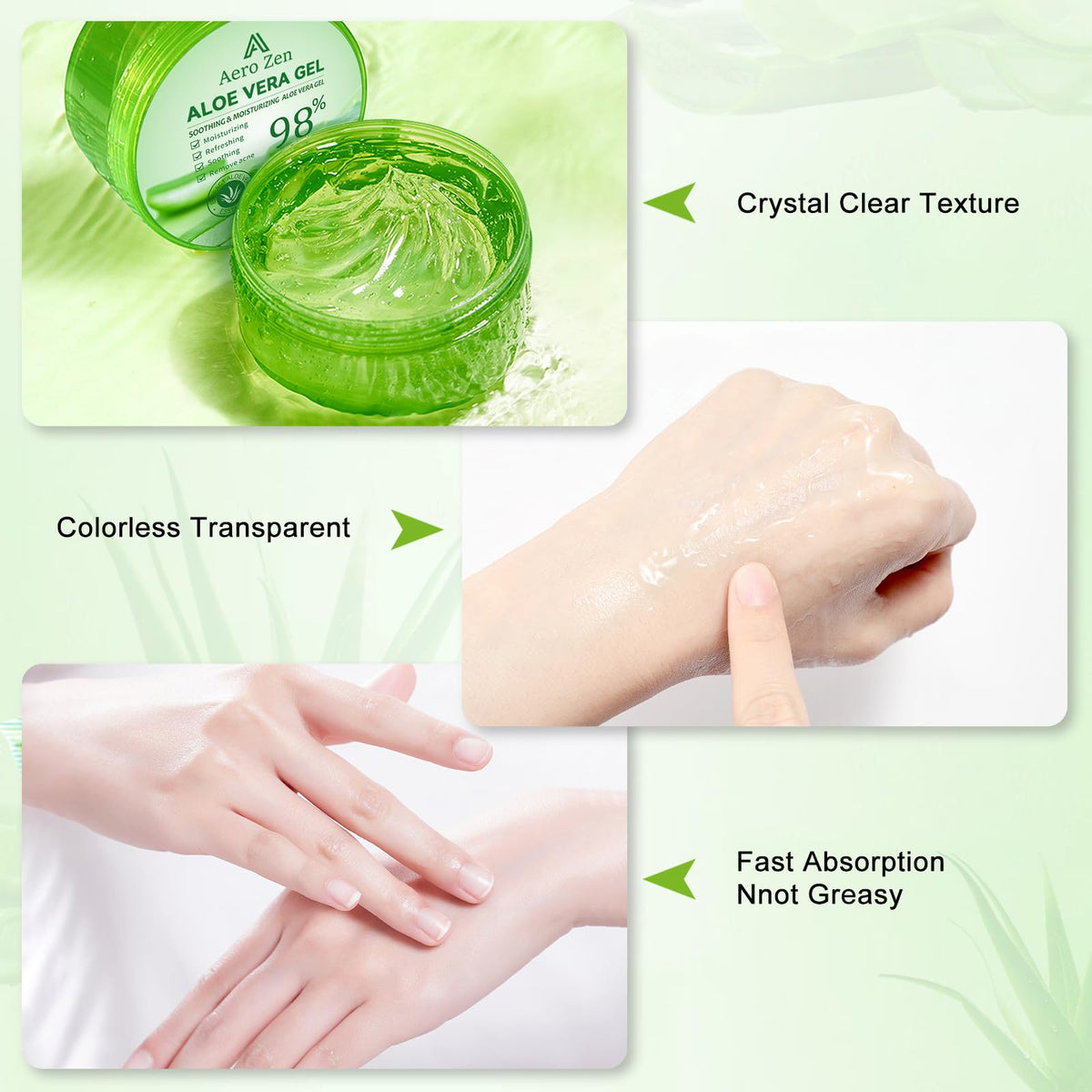 Aero Zen smoothing hair ends to hydrate and reduce frizz