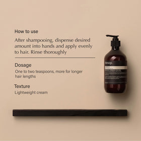 Aesop pump top detail for easy dispensing and precise use