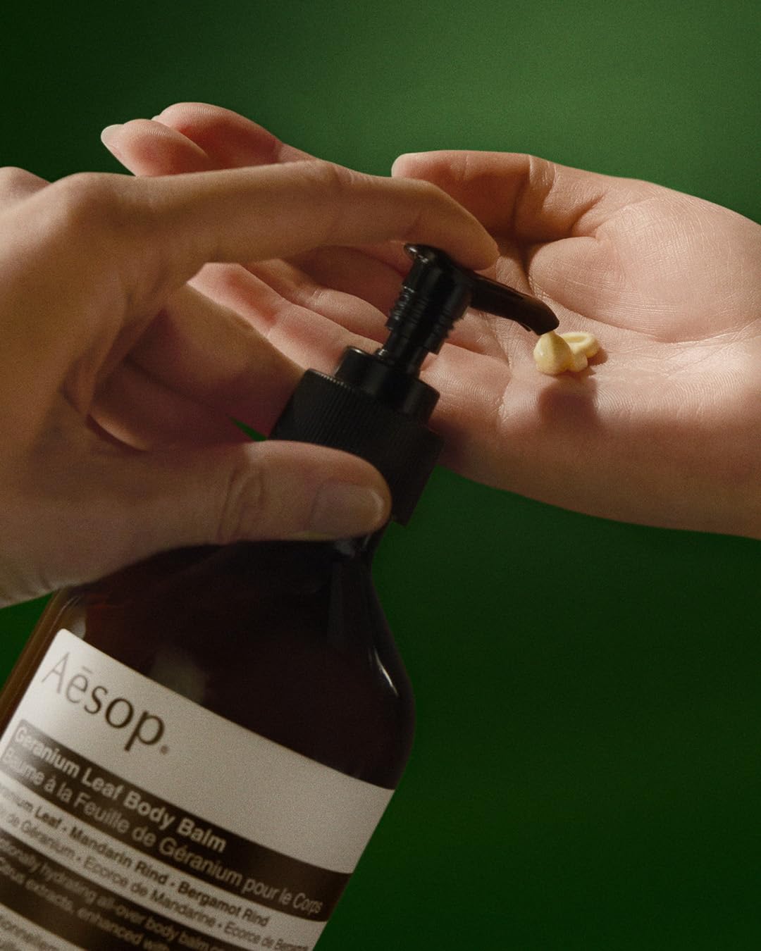 Aesop 500ml bottle beside common items to show true size and value