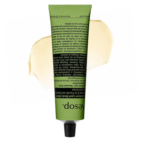 Aesop front jar showing clean design and green-citrus balm benefit