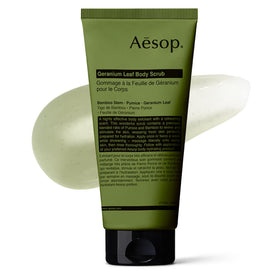 Aesop jar front view showing clean packaging and brand benefit