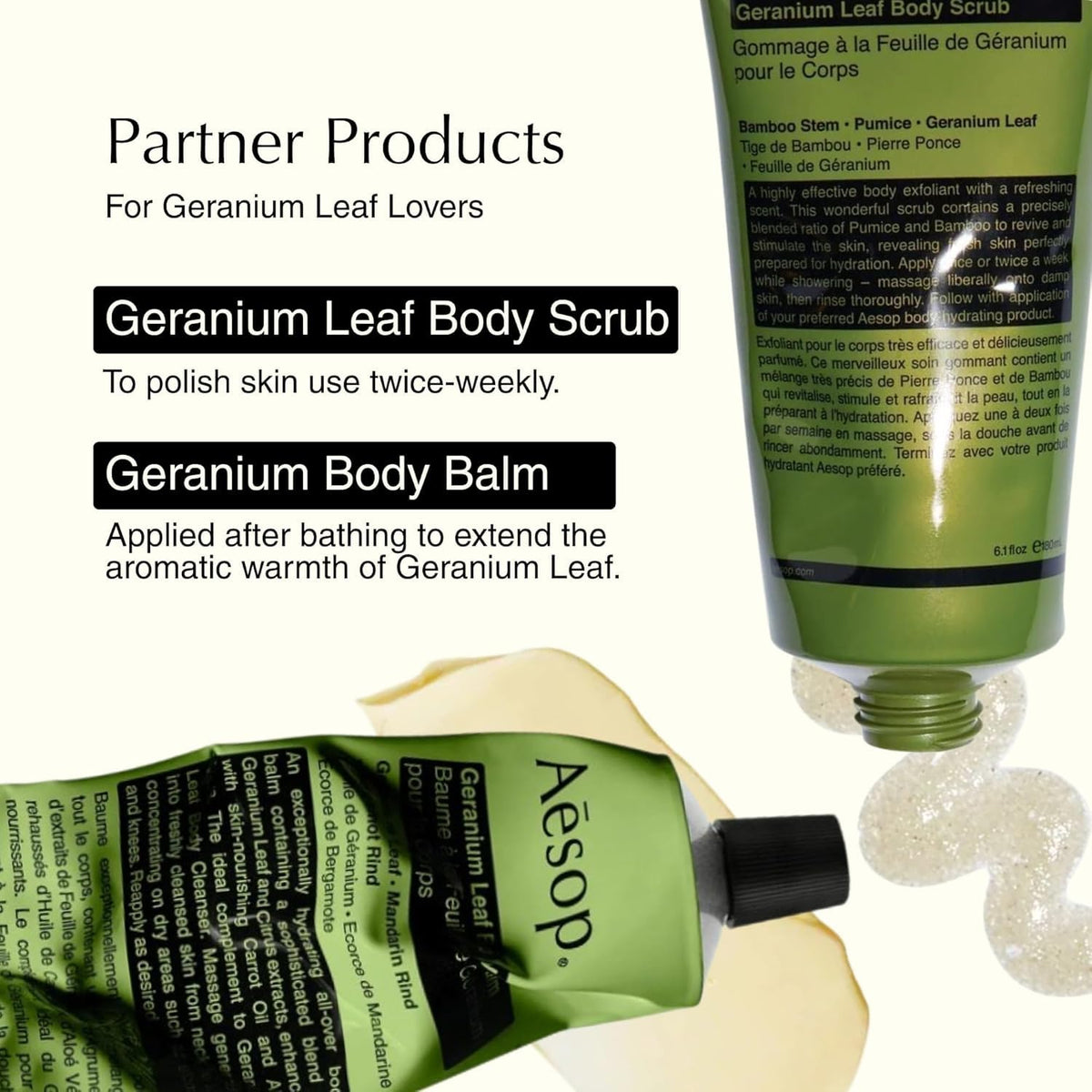 Aesop 500ml bottle beside common items showing scale and economical refill benefit