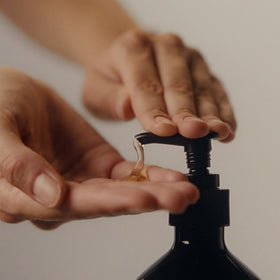Aesop hand wash foam texture demonstrating gentle lather and effective cleanse