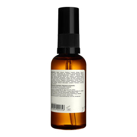 Aesop serum on bathroom vanity staged for morning grooming and calm routine