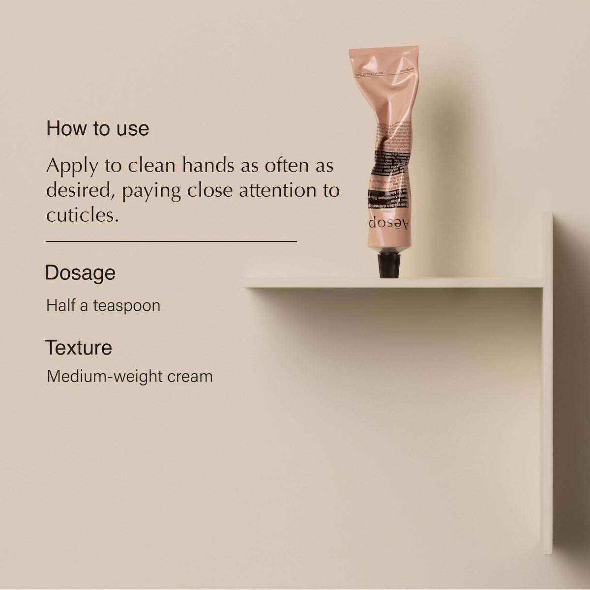 Aesop open cap with balm visible showing smooth paste and easy dispensing