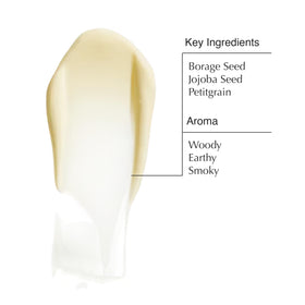 Aesop Reverence key ingredients flatlay including macadamia seed oil and shea butter for nourishment