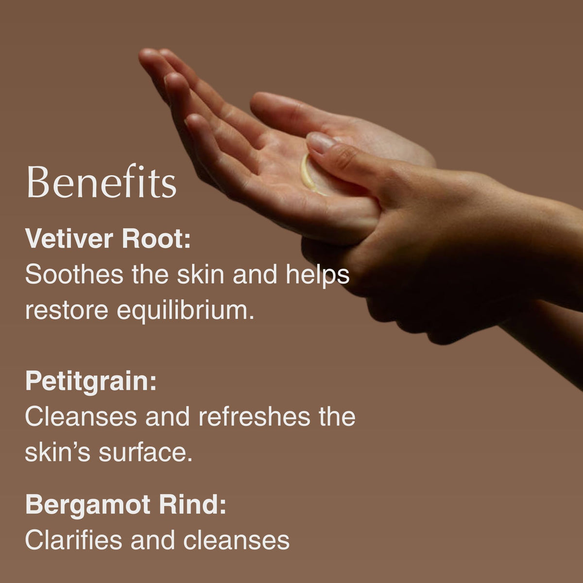 Aesop Reverence hand wash pump closeup highlighting dispenser and easy use benefit