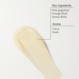 Close-up of citrus rind extracts with Aesop, highlights natural fragrance