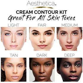 Aesthetica removable refillable pans close detail, easy to swap and customize