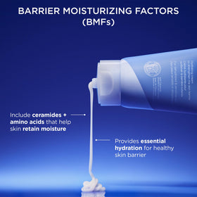 AESTURA gel-cream being applied to hand, demonstrating quick absorption benefit