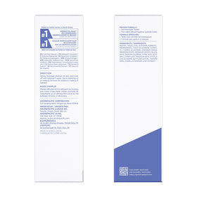AESTURA dermatology test certificate beside the cleanser for safety reassurance