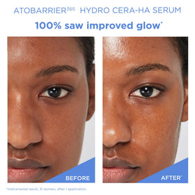 AESTURA bottle in bathroom routine next to moisturizer to show layering benefit