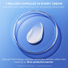 AESTURA cream on palm being applied offering visible hydration and soothing feel