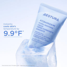 AESTURA ingredient label close-up highlighting ceramides and hyaluronic acid