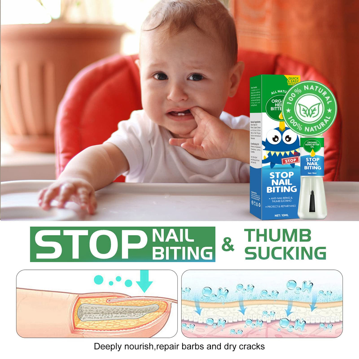 AETHEREVE child applying day polish as a habit-discouraging cue