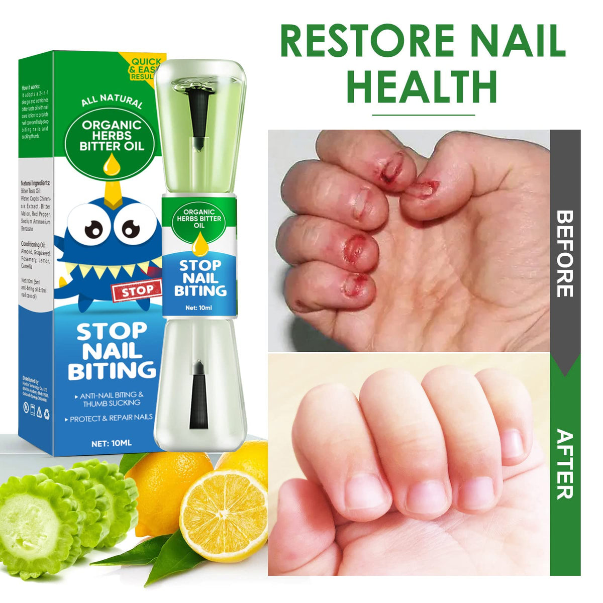 AETHEREVE night treatment beside a bedside lamp for overnight nail care