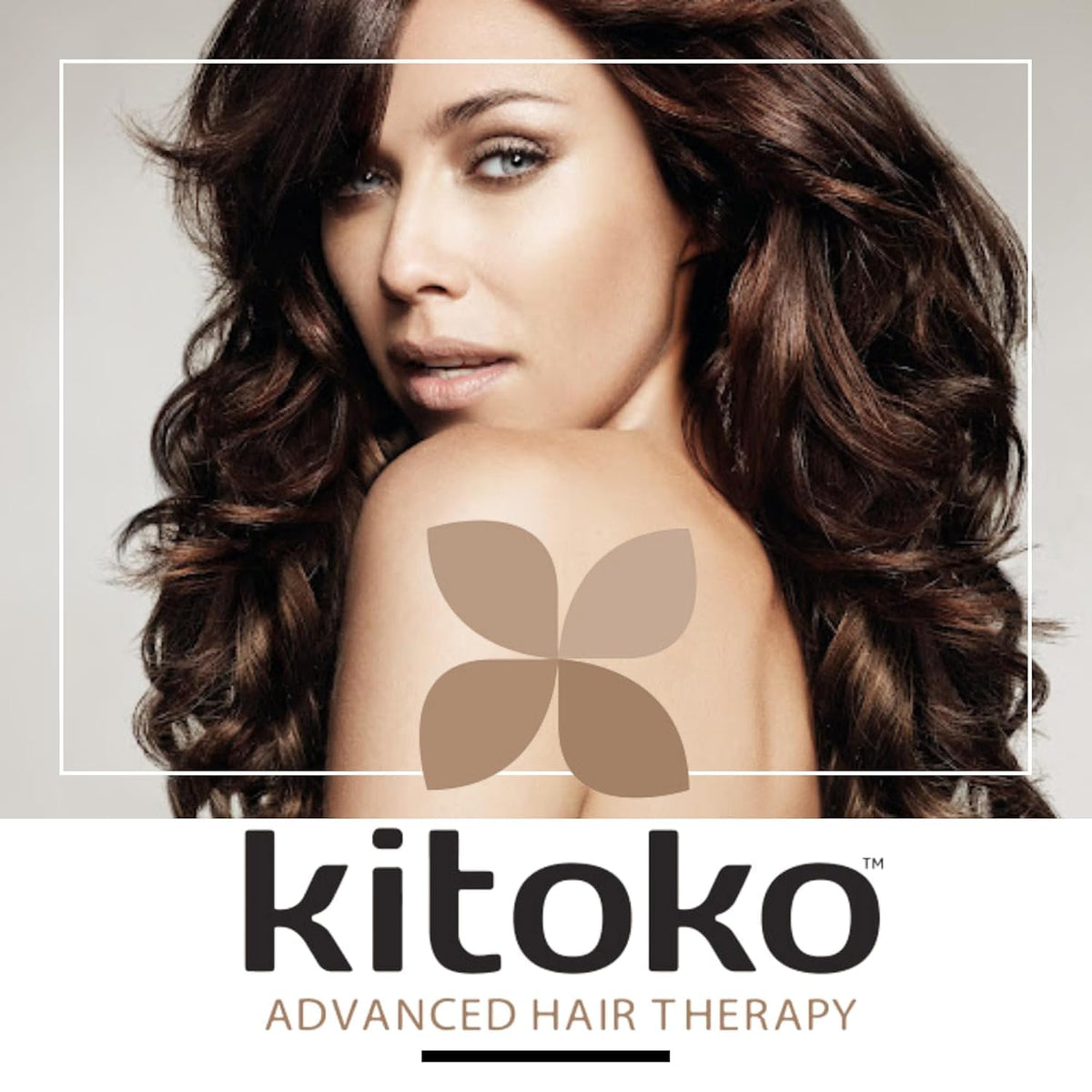 Affinage Kitoko applied to hair ends to show smoothing and frizz control
