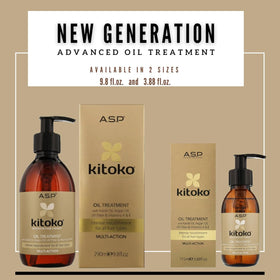 Affinage Kitoko bottle held in hand to show 3.88 ounce scale and travel friendly size