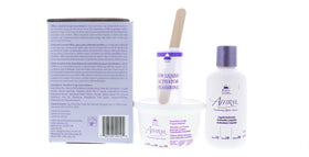 Affirm application scene with glove and brush showing precise control