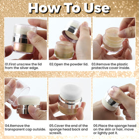 afmicat décolletage application highlighting luminous chest contour