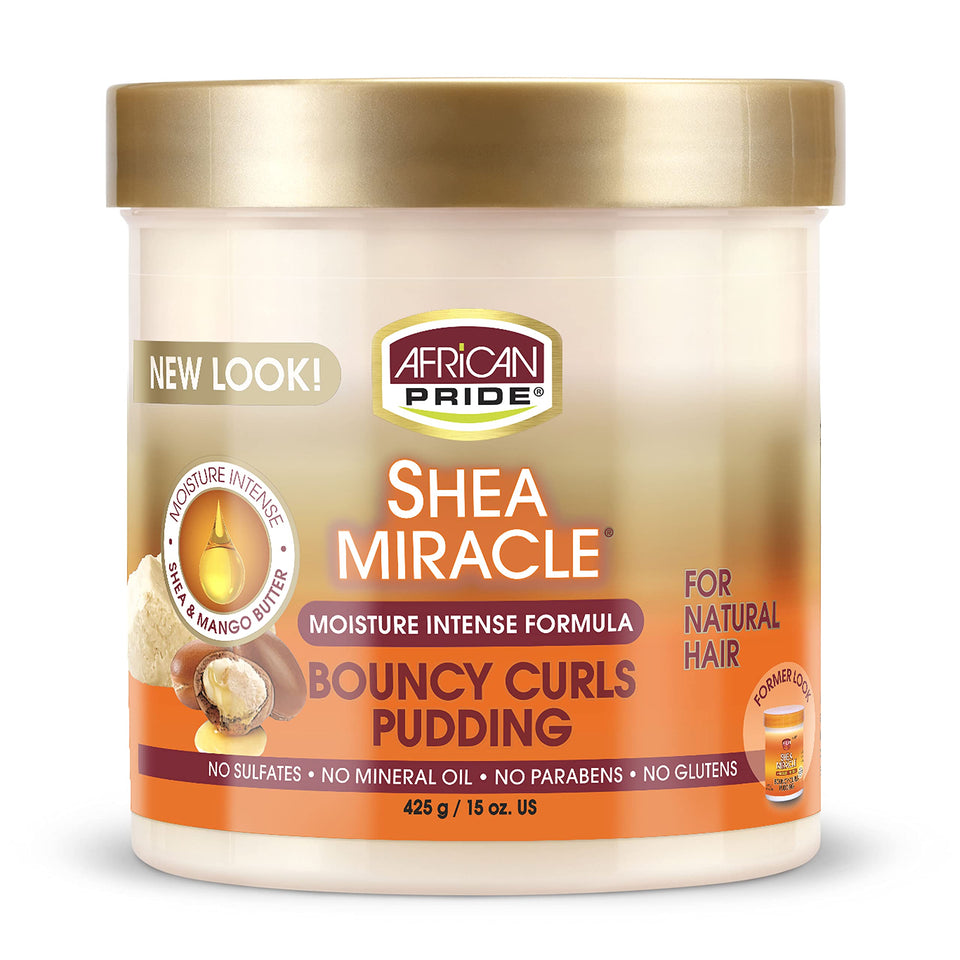 African Pride front jar showing product packaging and clear branding benefits