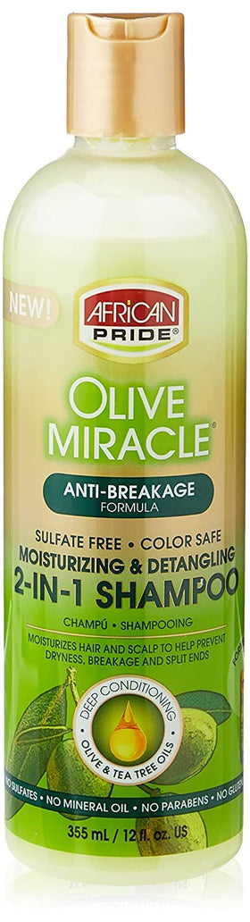 African Pride front bottle view showing label and ease of use