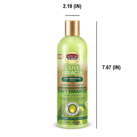 African Pride in-shower use demonstrating quick application