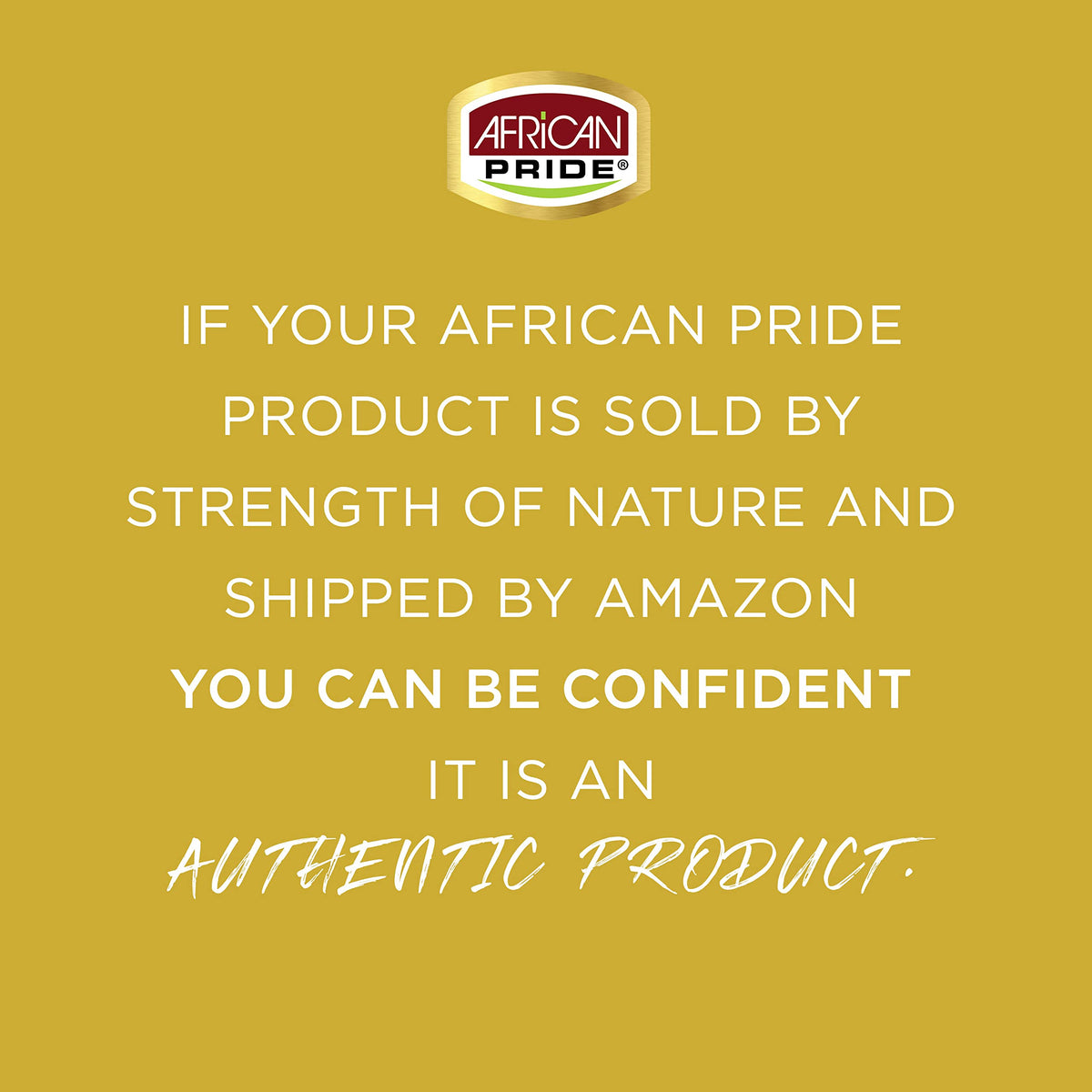 African Pride three-pack group shot showing value and consistent supply