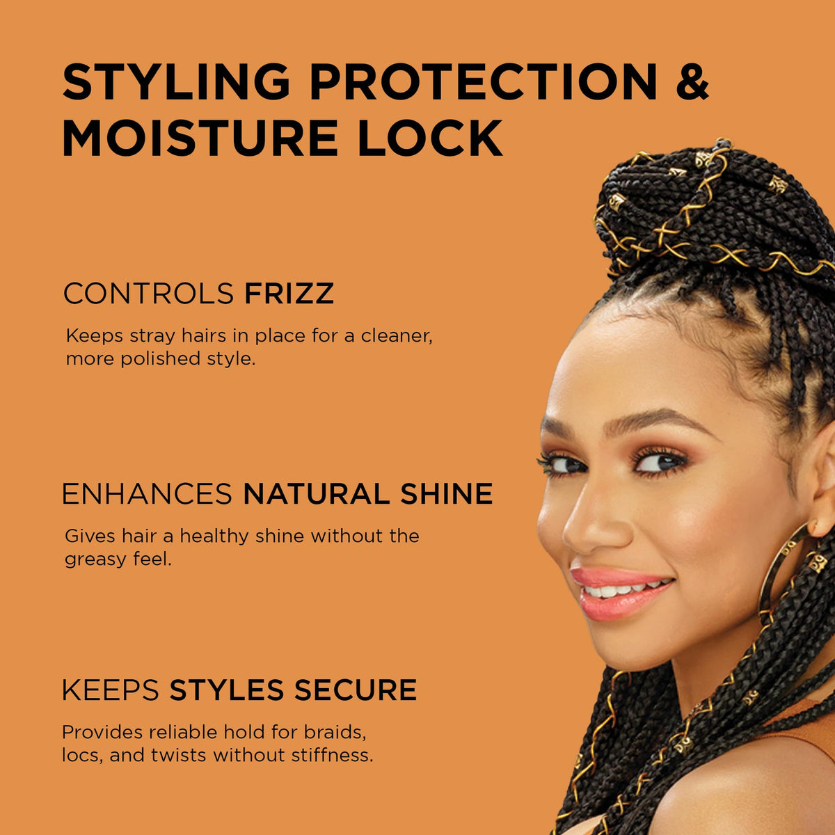 African Pride open jar showing smooth gel texture for easy application