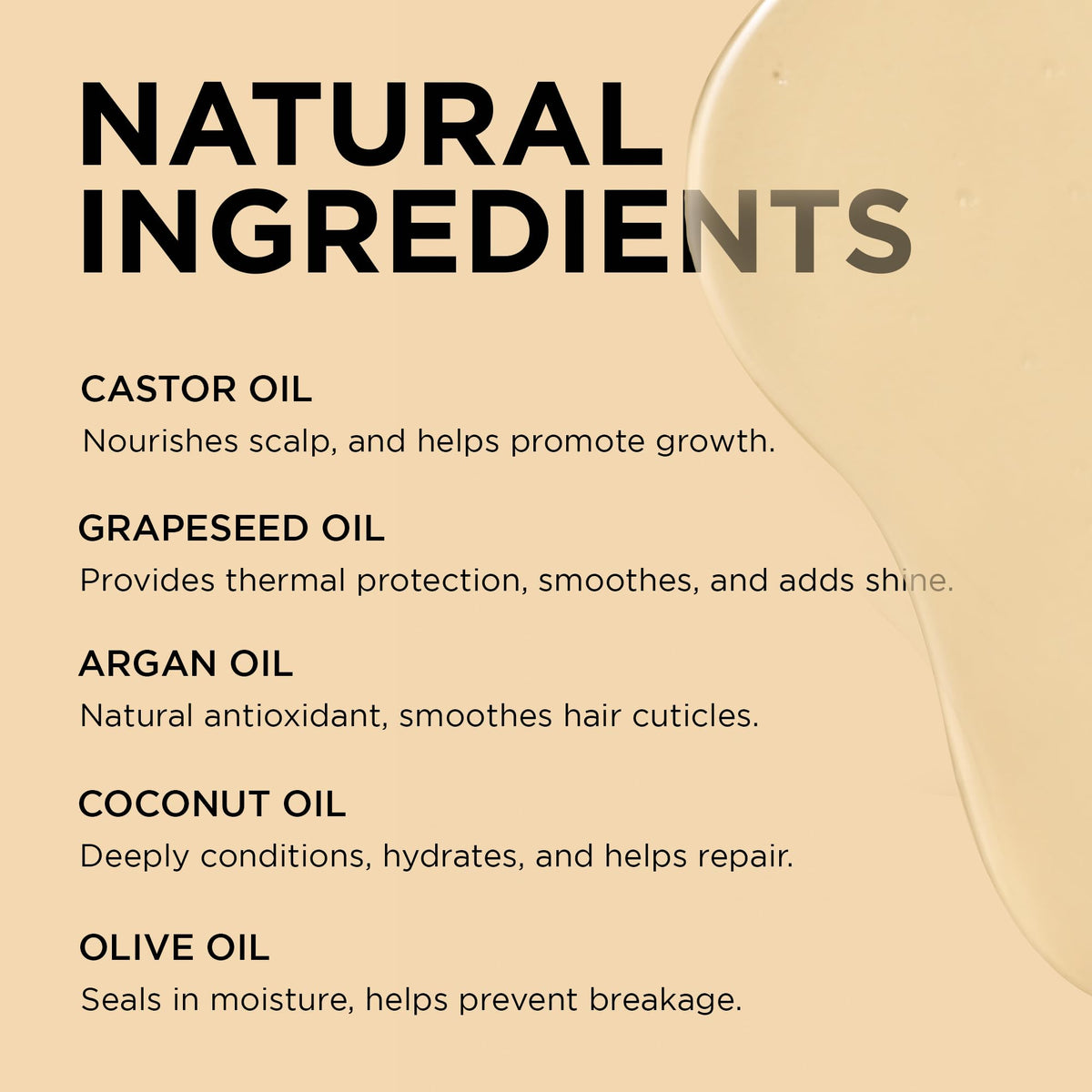 African Pride being poured onto palms showing controlled application and fast moisturizing benefit