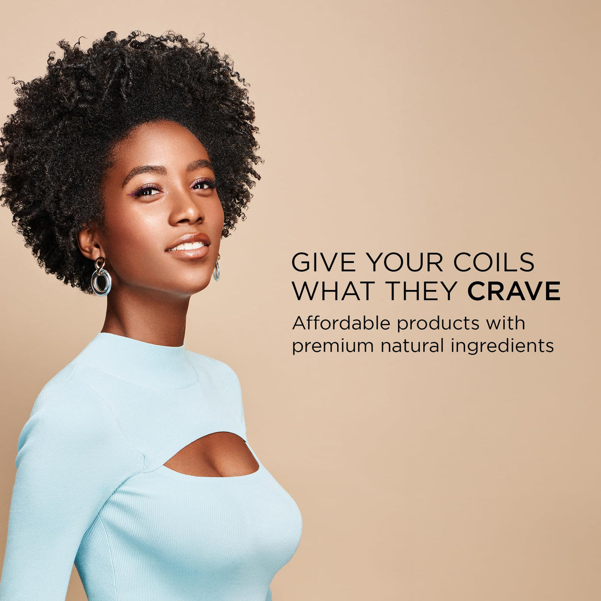 African Pride close-up of label text emphasizing clean-ingredient, no-sulfate formulation