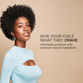 African Pride close-up of label text emphasizing clean-ingredient, no-sulfate formulation