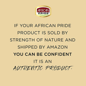 African Pride three-pack boxed set arranged for value and travel-ready convenience